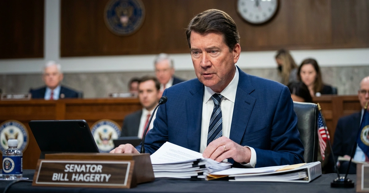 Illustration for article: US Senate Banking Panel Sets April Deadline for Crypto Market Structure: TheCryptoPrint